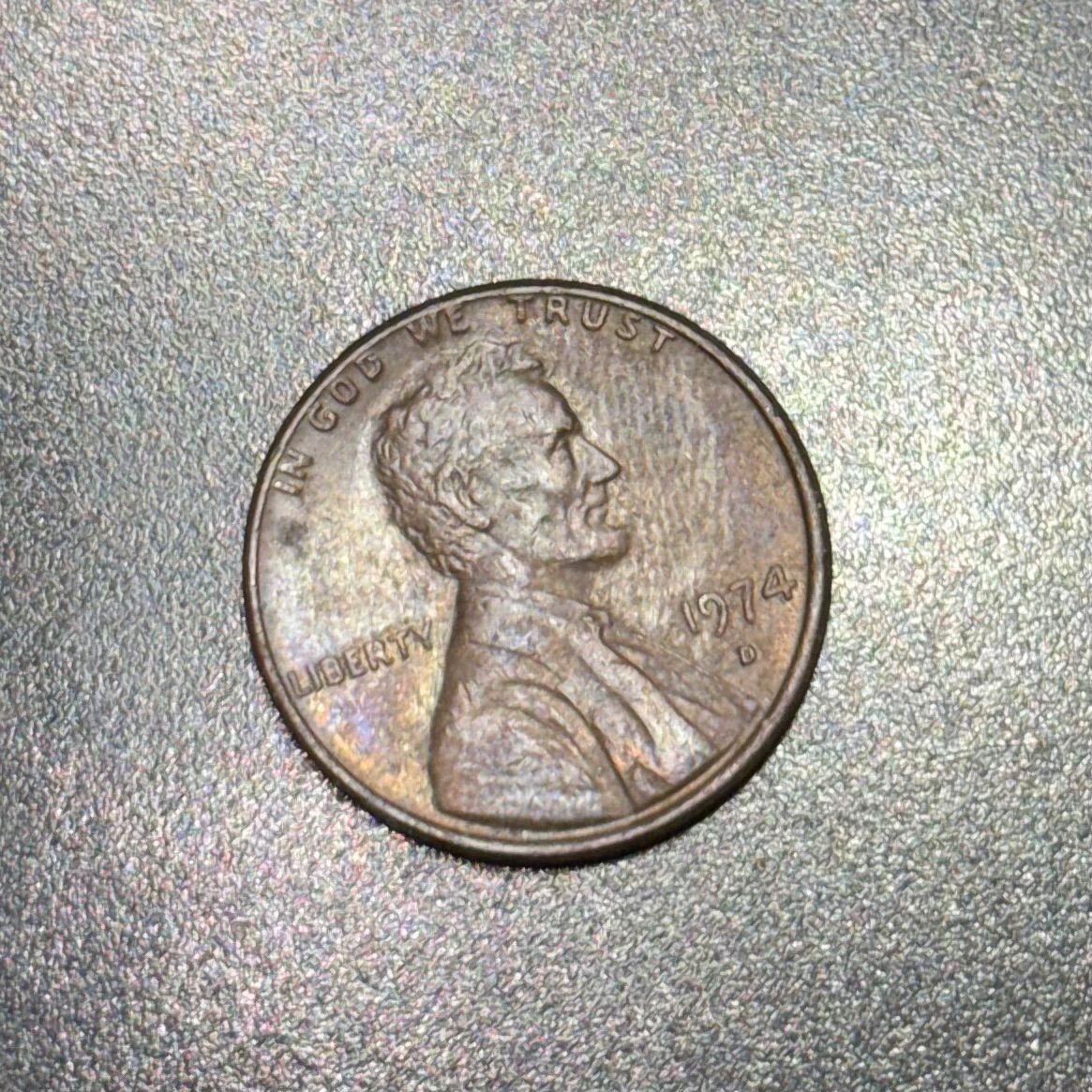 1974 penny no mint mark (close AM) | eBay