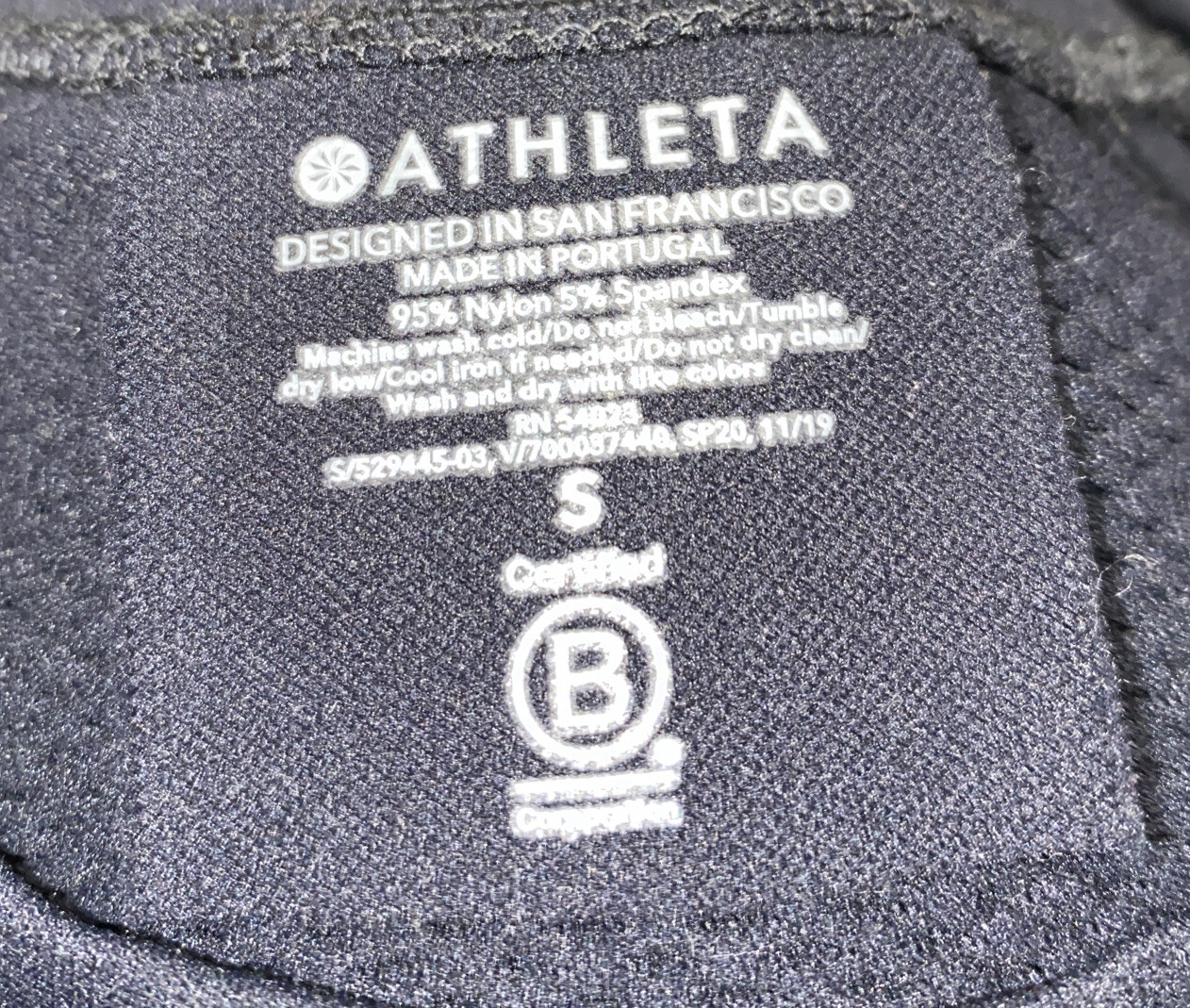 ATHLETA designed by San Francisco womens athletic lon… Gem