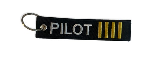 New Set 3 Keychain PILOT IIII - 130*30mm twill+embroidery logo on both sides - Picture 5 of 8