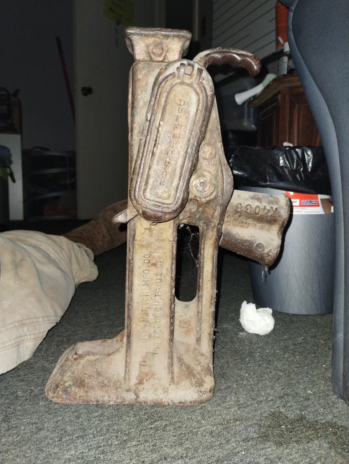 Vintage Genuine Duff Barrett 5 Ton Railroad Jack | eBay