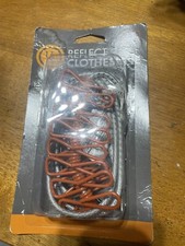 REFLECT stretch Clothes line with clips camping GIFT stretches to 7ft hiking UST