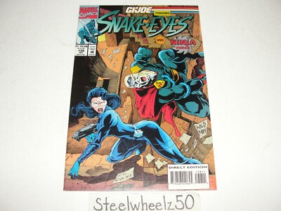 GI Joe #138 Comic Marvel 1993 Snake Eyes Ninja Force Saga Part 4 Larry Hama RARE
