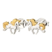 Ohrringe Einhorn Pferd 925 Silber Ohrstecker MäDchen Damen Kinderohrringe