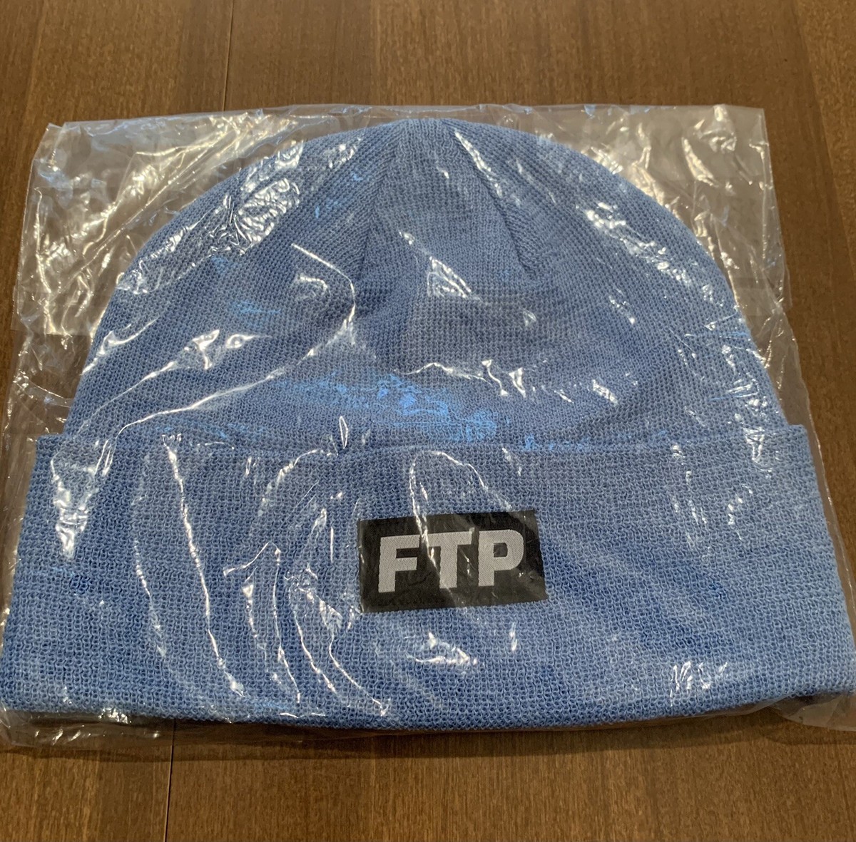 帽子 FTP Repeat Logo Knit Beanie Blue FuckThePopulation FTP Heat Sensitive Beanie Hat Blue / White
