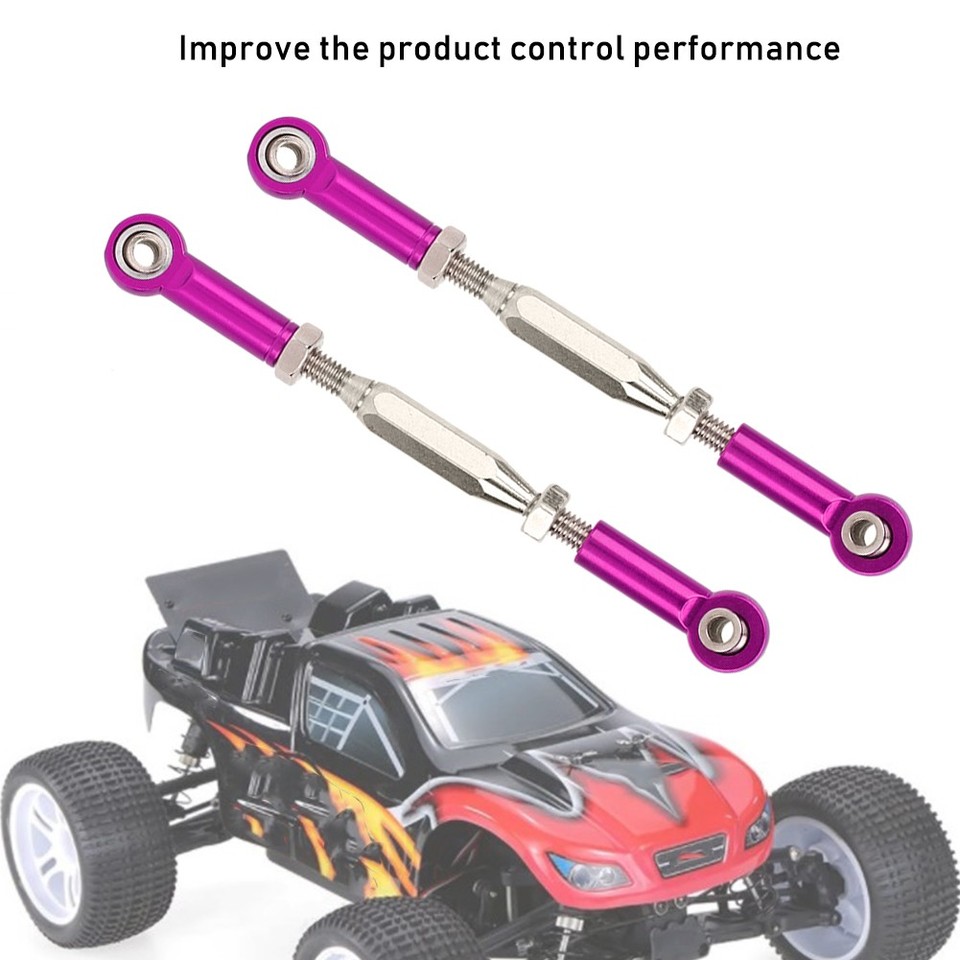 RC Spurstangen Set – 6 Teile, 81-96 Mm Einstellbar, Aluminiumlegierung, Für 1/10 RC Autos