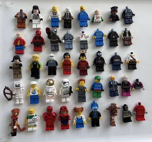 Lego Assorted Minifigure Lot - Star Wars Minecraft Ninjago CMF