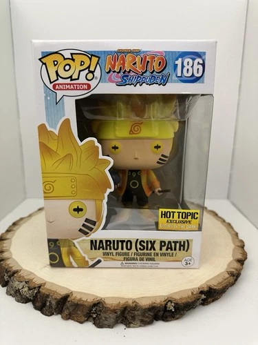 Funko Pop! Vinyl Naruto (Six Path) #186 Naruto Shippuden Hot Topic Glow