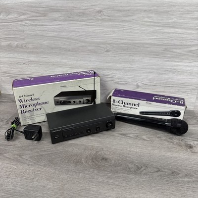 Radio Shack 32-1251 / 32-1250 8-Channel Wireless Microphone and Receiver 900MHz
