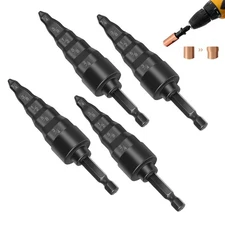 4PCS 5-in-1 HVAC Repair Tool Copper Pipe Flaring Swaging Kit 1/4" to 3/4" Sizes