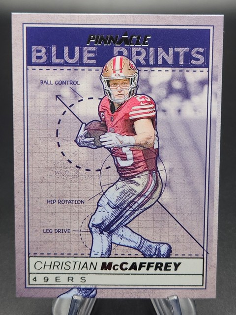 Christian McCaffrey 2024 Panini Encore Pinnacle Blue Prints