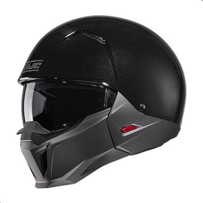 HJC i20 Cruiser Motorcycle Helmet Gloss Black Size Large