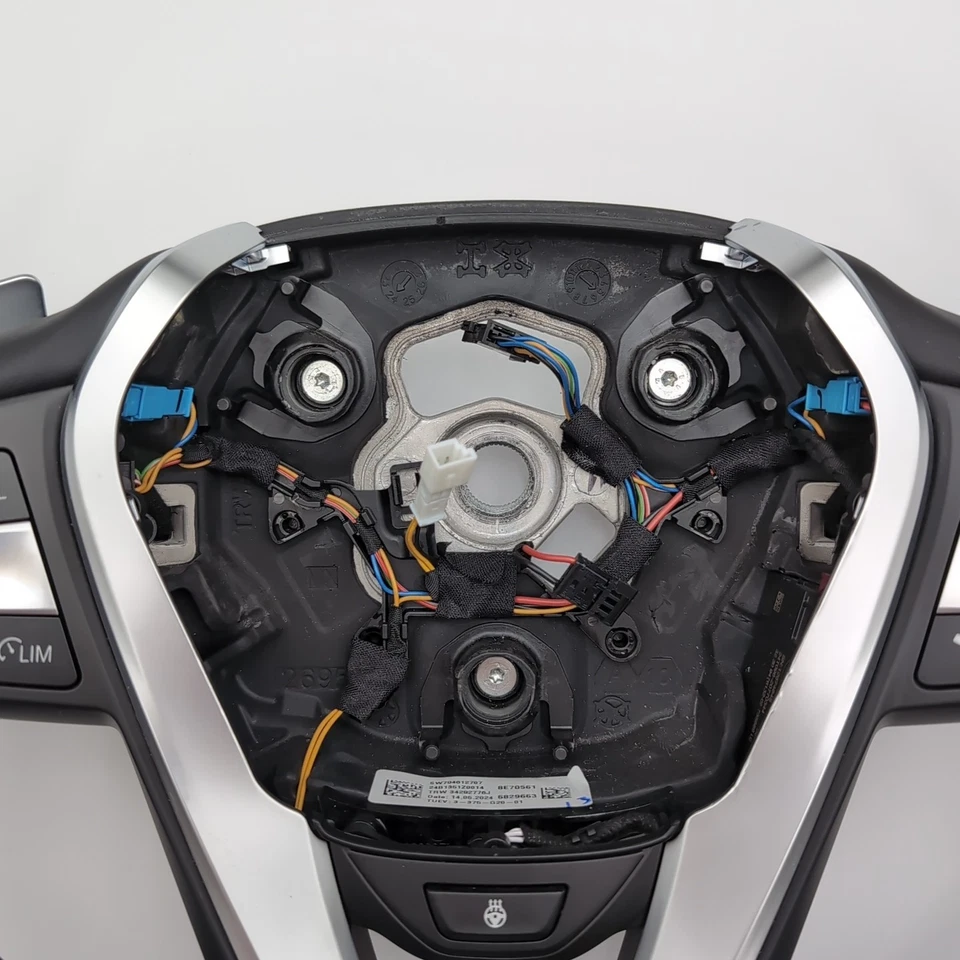 2019 - 2024 BMW 330I FRONT HEATED STEERING WHEEL BLACK LEATHER W/PADDLE SHIFTERS - Image 3 of 4