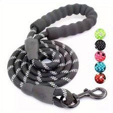 Reflective Dog Leash With Comfortable Padded Handle - 1.5m