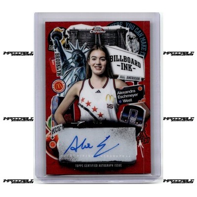 2025 Topps Chrome McDonald's A/A - Red BI-AE Alexandra Eschmeyer Rookie Auto 4/5