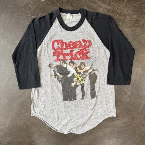 Cheap Trick “Next Position Please” Raglan T-Shi 1980s vintage concert t-shirt, vintage, single stitch, B+ condition