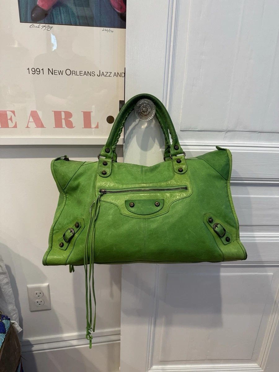Balenciaga City Green Bags & Handbags for Women for sale - eBay