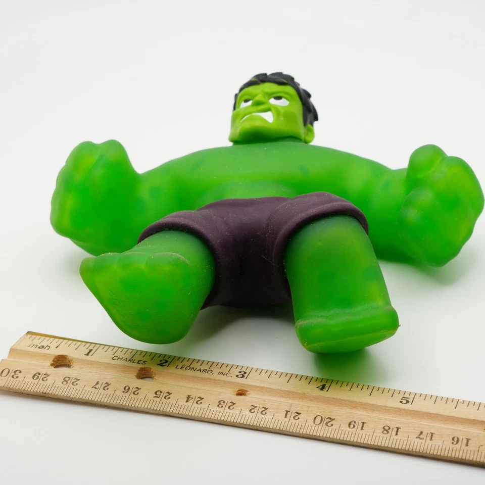 Marvel Stretchy Action Figure Lot Hulk Venom Spider-Man Black Suit 8" Toy Set - Image 4 of 4