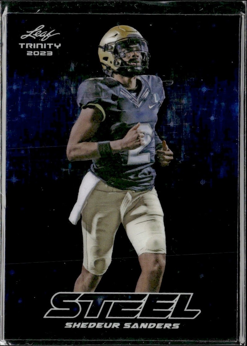 2023 Leaf Trinity Steel Shedeur Sanders S-71 /99 Football Colorado