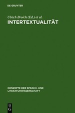 Ulrich Broich Intertextualität (Gebundene Au...