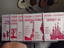 Music Maker Lap Harp Song Packet   Lot Of 6 Disney Christmas Toddler Children 