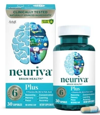 NEURIVA PLUS Brain Performance Health 30 Capsules - EXP 2027- FAST SHIPPING!