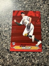 #281 Zack Gelof Oakland Athletics RC 2024 Topps Stadium Club Red Parallel