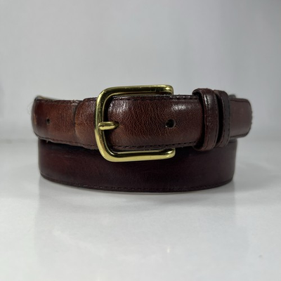 #ad #ad John Henry Distressed Brown Oil Tanned Cowhide Dress Belt Men#x27;s Size 40 100 $12.75