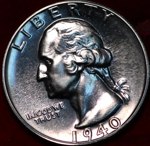 1940-P Washington Quarter Proof — photo from the most recent tracked eBay sale