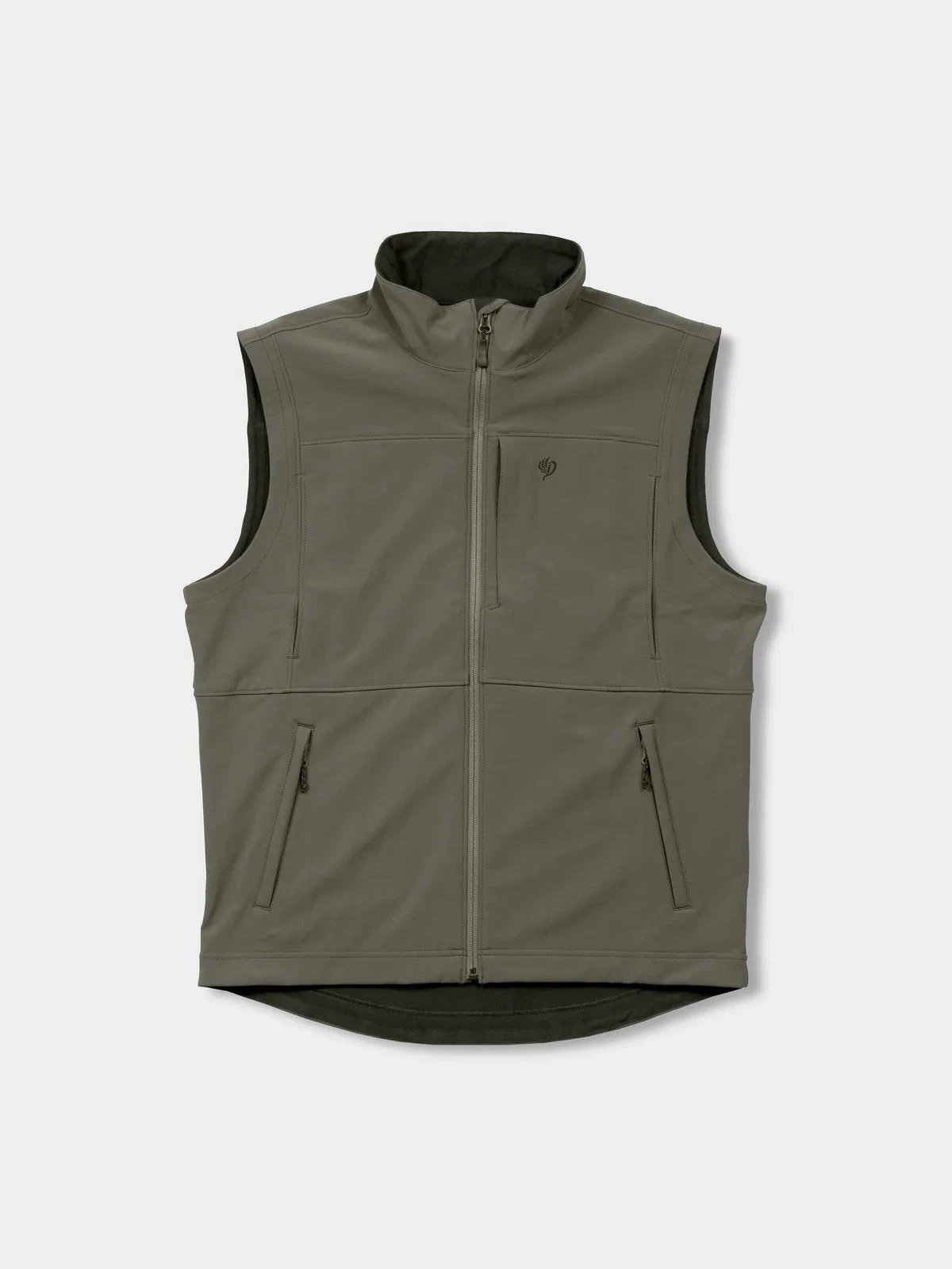 Duck Camp Men’s Contact Softshell Vest Moss Green Size Medium