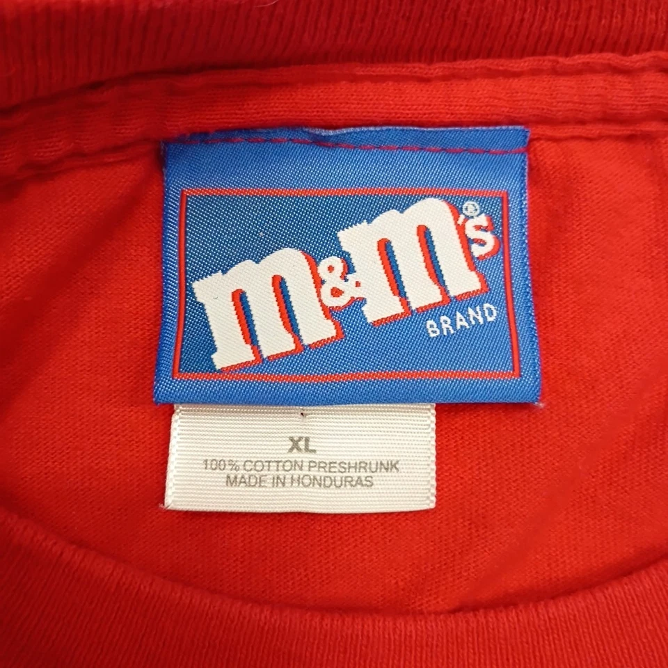 👾Camisa masculina M&M vintage estampa gráfica marca Natal amarela M&M tamanho XL - Imagem 3 de 4