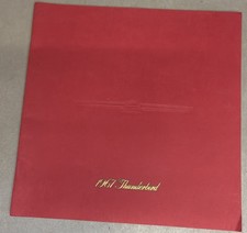 1967 Ford Thunderbird Auto Large Sales Brochure