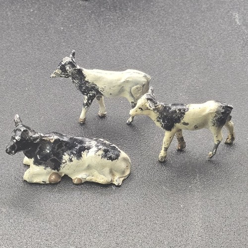 10 Vtg Cast Metal Lead Animal Farm Cow Horse Duck France Britains England Figure - Picture 15 of 23