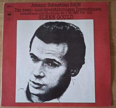 Schallplatte Glenn Gould Zwei- und Dreistimmige Inventionen Bach
