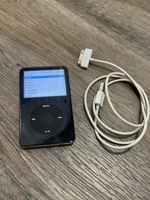 Apple iPod 5th Generation Model A1136 Black 30GB - TESTED