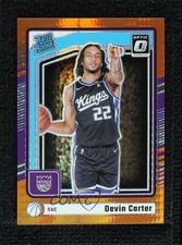 2024 Panini Donruss Optic Rated Rookie Orange Hyper Prizm /299 Devin Carter 9su