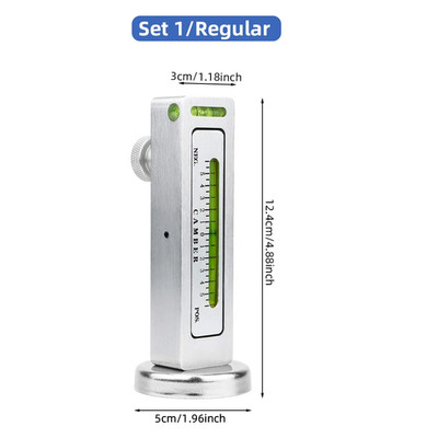 4 Wheel Alignment Magnetic Level Camber Castor Gauge Adjustable Positioning Tool