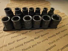 MAC TOOLS SVPM136BRPT 13-PC 1/2" DRIVE METRIC IMPACT SOCKET SET