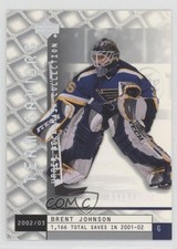 2002-03 Upper Deck Mask Collection Team Saviors 919/1166 Brent Johnson #114 2o7