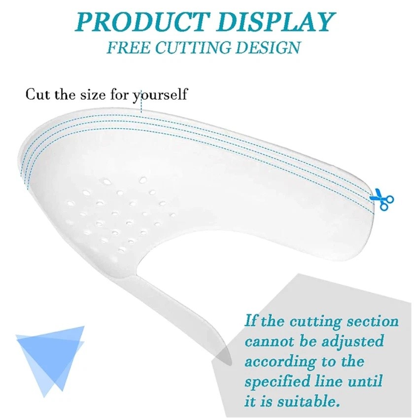 5 Pairs Anti Crease Shoe Protector Anti-Wrinkle Toe Cover Cap Sneaker Guards USA