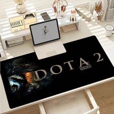 40*90cm Dota 2 Gaming Mouse Pad - Non-Slip Rubber Base, Seamless Edge Design, Du