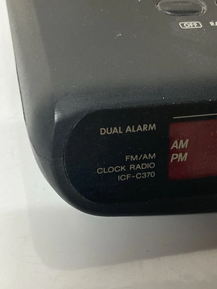 Vintage 90s Sony Dream Machine Digital Clock Radio ICF-C370 AM/FM Tested Rare - Image 4 of 4