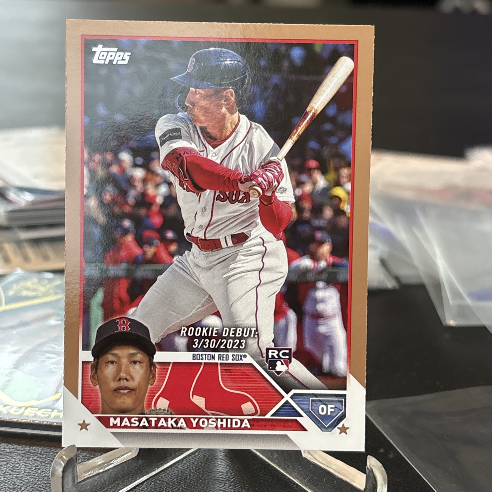 Masataka Yoshida 2023 Topps Update Series Rookie Debut Gold /2023 #US5 Red Sox