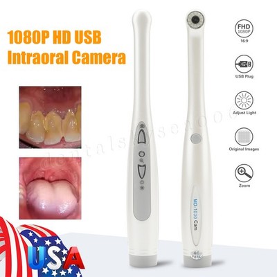 1 Set New USB Intraoral Camera MD1030 1080P 1/3'' HD CMOS COB White Light