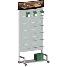 ESPOSITORE UTENSILERIA IN METALLO cm 80x40x200h - MADE IN ITALY