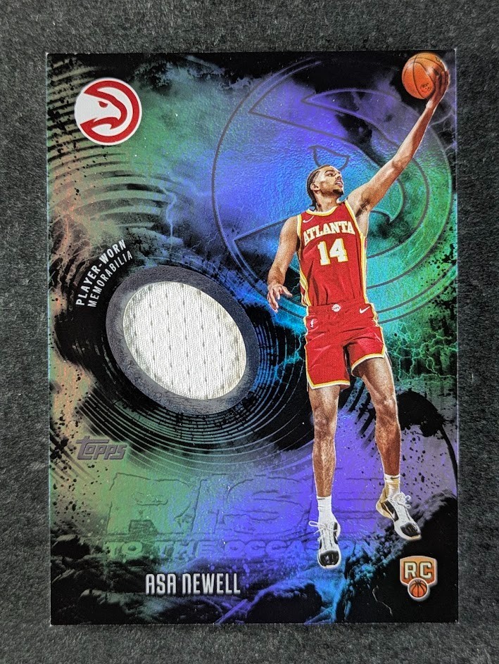 2025-26 Topps ASA NEWELL Rookie RC Patch Rainbow SP Rise To The Occasion #RTO-AN