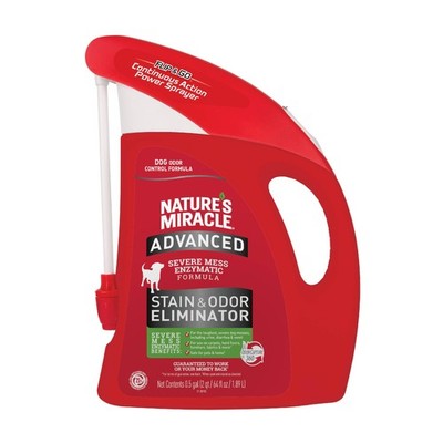 Nature s Miracle Advanced Stain & Odor Eliminator 64 Fl Oz (Pack of 1), Red 