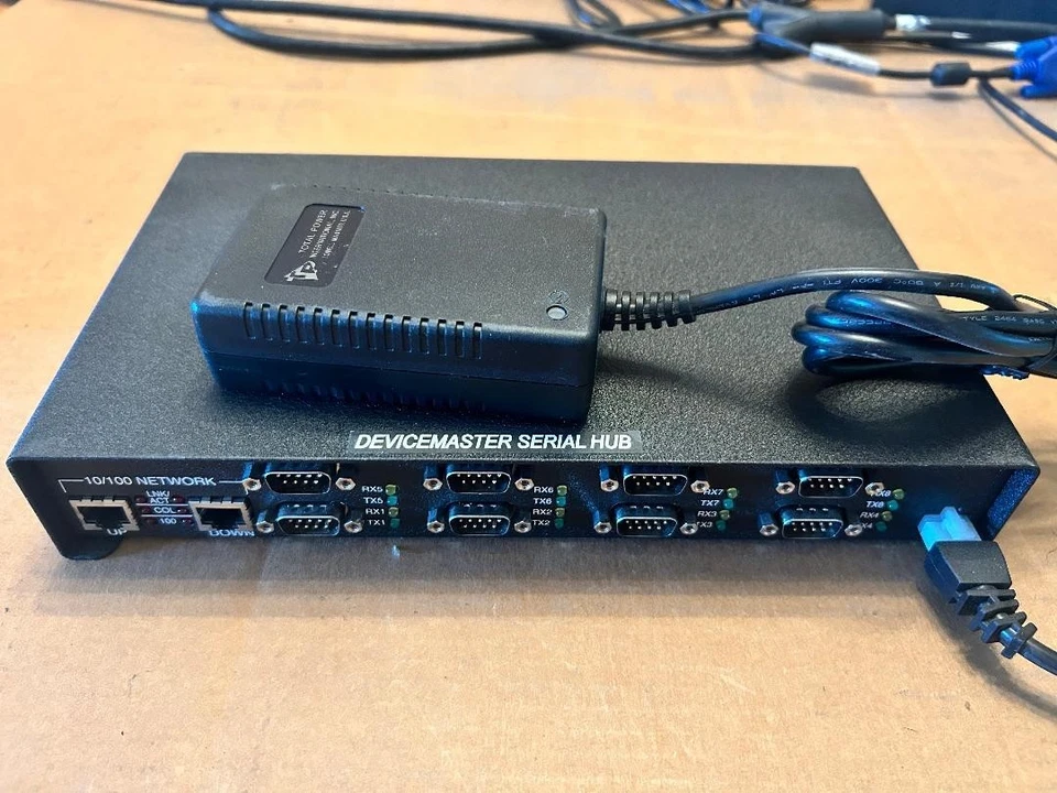 Comtrol DeviceMaster DB9M 8-Port Serial Hub With Adapter - Image 3 of 4