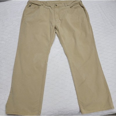 Polo Ralph Lauren Mens 46B x 32 Big & Tall Khaki Straight Chino Pant READ- AS IS