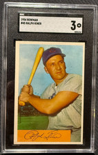 1954 Bowman Ralph Kiner #45 SGC 3