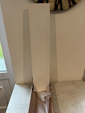 SOLID MAPLE  WHITE PRIMED KITCHEN UNIT DOOR  150 X 720 STOCK DZ756